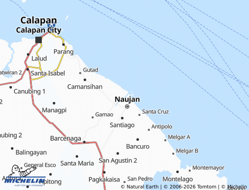MICHELIN Nag-Iba 2 map - ViaMichelin