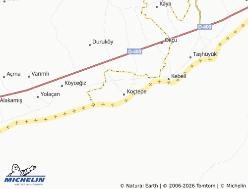 MICHELIN Koçtepe map - ViaMichelin