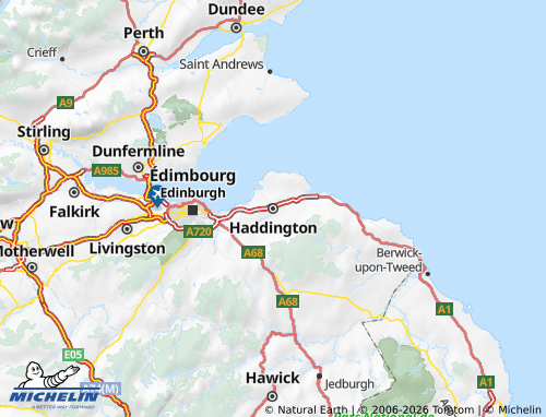 Mappa MICHELIN Lothian Orientale - ViaMichelin