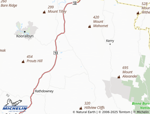MICHELIN Tabooba map - ViaMichelin