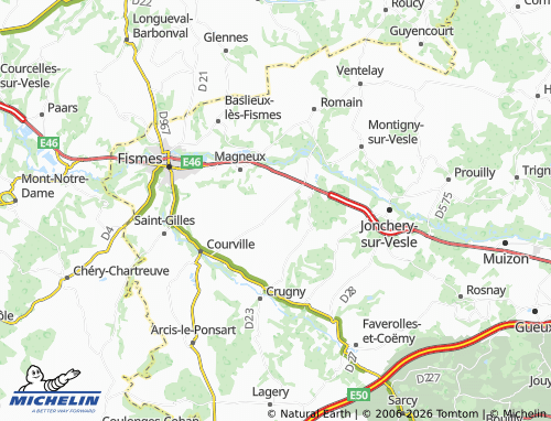 Mappa MICHELIN Unchair - ViaMichelin