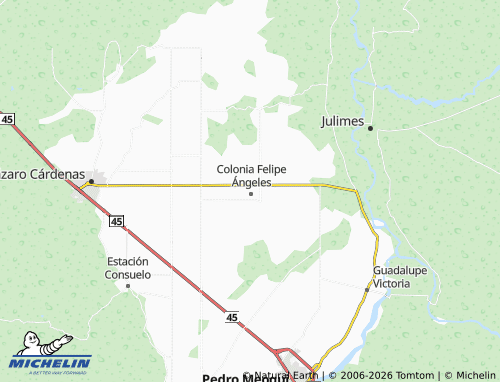 Mappa MICHELIN Felipe Ángeles - ViaMichelin