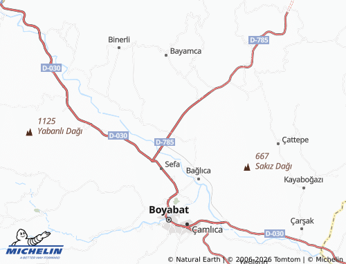 Mapa MICHELIN Bektaş - ViaMichelin