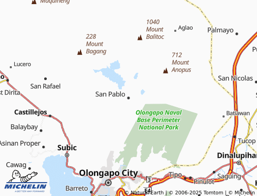 MICHELIN San Pablo map - ViaMichelin