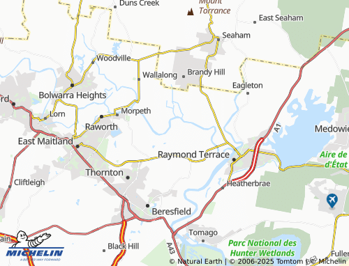 Mapa MICHELIN Duckenfield - ViaMichelin