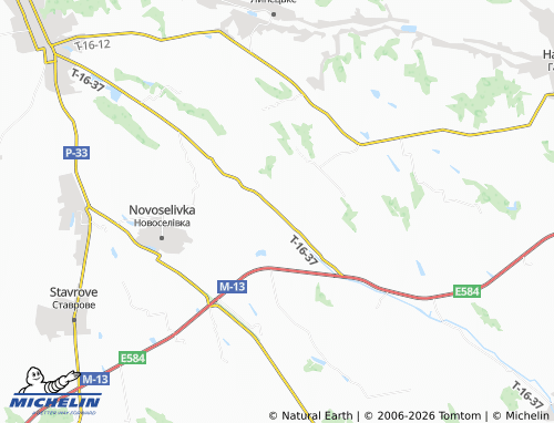 Mapa MICHELIN Fedorivka - ViaMichelin