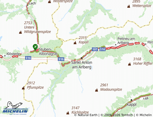 Kaart MICHELIN Moos - ViaMichelin