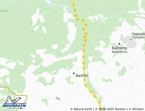 Kaart MICHELIN Wołkusz - ViaMichelin
