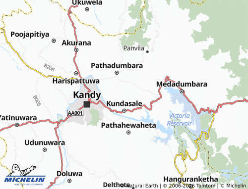 MICHELIN Hathamuna map - ViaMichelin