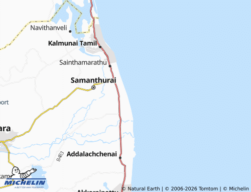 Mappa MICHELIN Ninthavur 03 - ViaMichelin