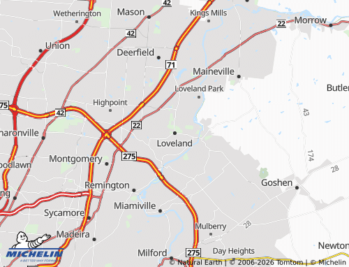 Mappa MICHELIN Loveland - ViaMichelin