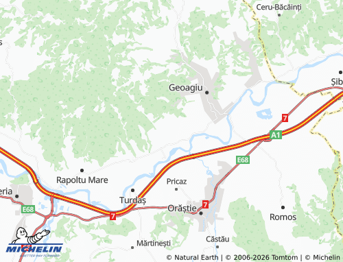 MICHELIN-Landkarte Cigmău - ViaMichelin