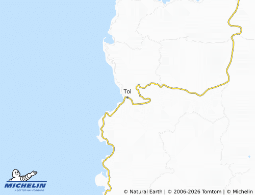 Mapa MICHELIN Toi - ViaMichelin