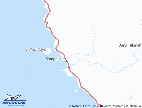 MICHELIN Kuala Ligan map - ViaMichelin