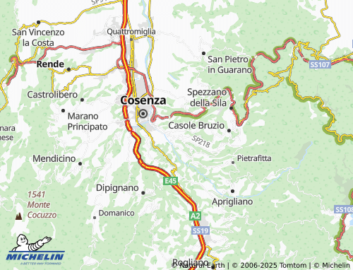 MICHELIN Morelli Soprana map - ViaMichelin