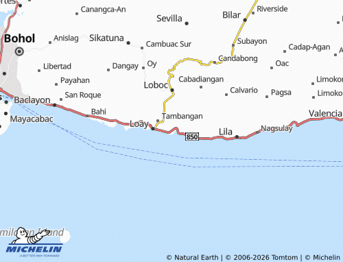 MICHELIN Las Salinas Sur map - ViaMichelin