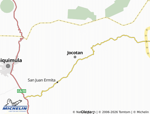MICHELIN Jocotan map - ViaMichelin