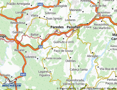 MICHELIN Irivo map - ViaMichelin