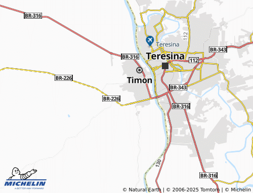 MICHELIN Vila Bandeirante map - ViaMichelin