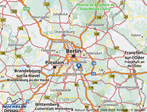 Mappa MICHELIN Berlino - ViaMichelin