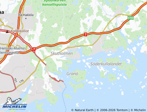 Carte MICHELIN Karhusaari - ViaMichelin