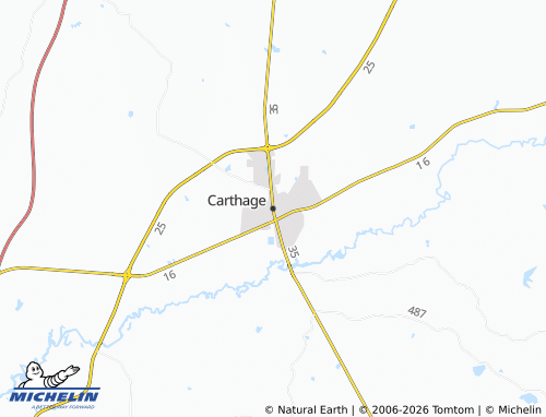 Mapa MICHELIN Carthage - ViaMichelin