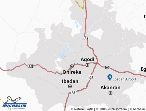 MICHELIN Sango map - ViaMichelin