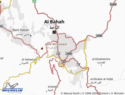 Carte MICHELIN Shuhba - ViaMichelin