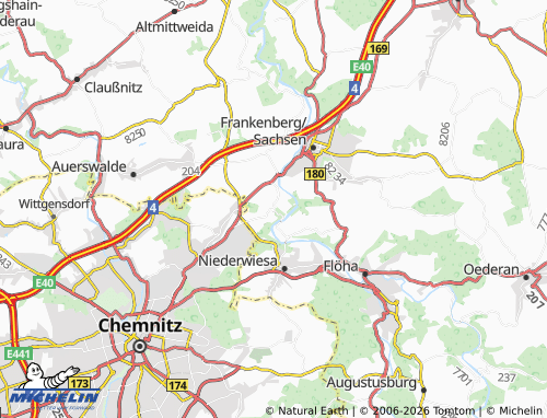 Mappa MICHELIN Lichtenwalde - ViaMichelin