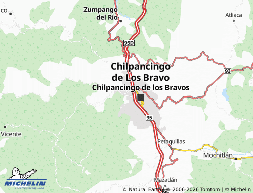 MICHELIN Amelitos II map - ViaMichelin