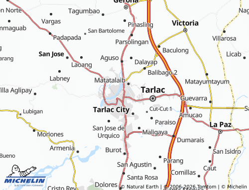 MICHELIN Ligtasan map - ViaMichelin