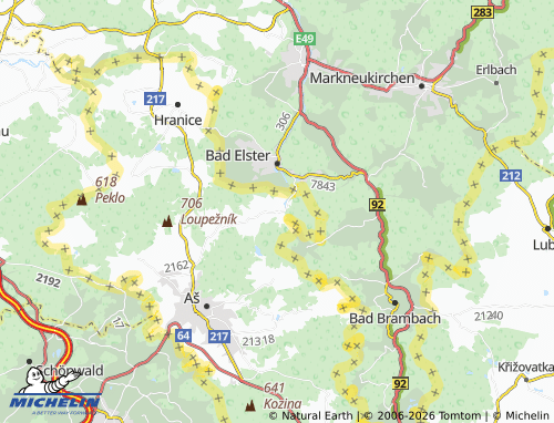 MICHELIN Doubrava map - ViaMichelin