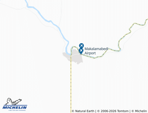 MICHELIN Makalamabedi map - ViaMichelin