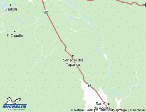 MICHELIN San José del Tapanco map - ViaMichelin