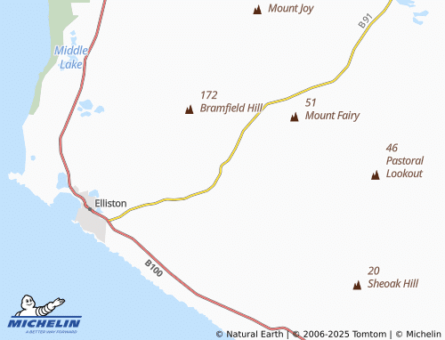 MICHELIN Bramfield map - ViaMichelin