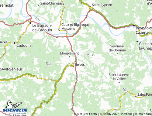 MICHELIN Fongauffier map - ViaMichelin