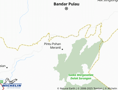 MICHELIN Meranti Utara map - ViaMichelin