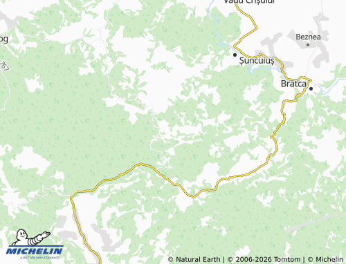 MICHELIN Zece Hotare map - ViaMichelin