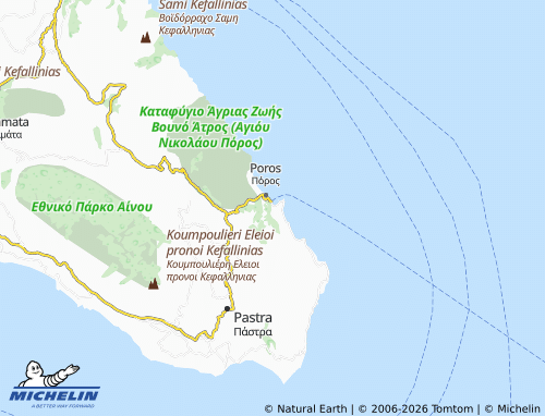 Mapa MICHELIN Lefkes - ViaMichelin