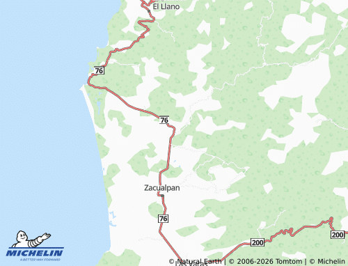 MICHELIN Localidad Ixtapa de La Concepción map - ViaMichelin
