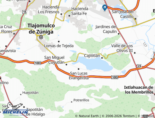 Mapa MICHELIN Cuexcomatitlán - ViaMichelin