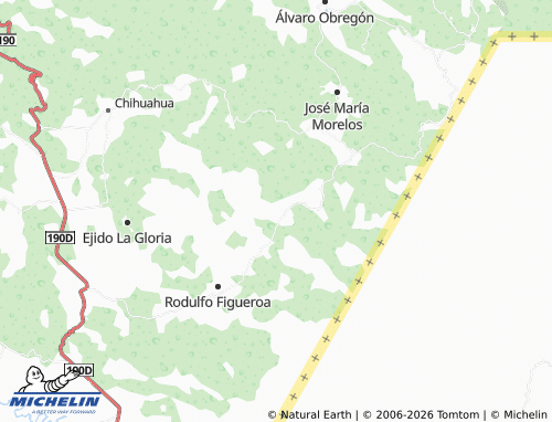 MICHELIN El Sabino map - ViaMichelin