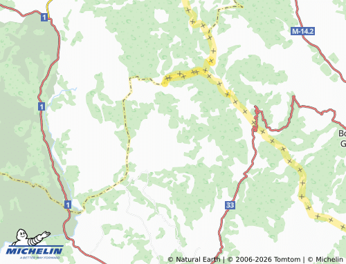 Mappa MICHELIN Plavno - ViaMichelin