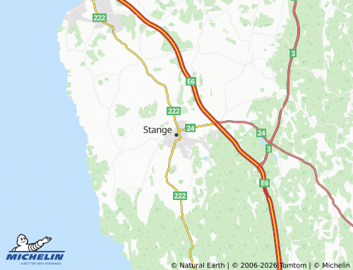 MICHELIN-Landkarte Stange - ViaMichelin
