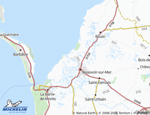 MICHELIN Époids map - ViaMichelin