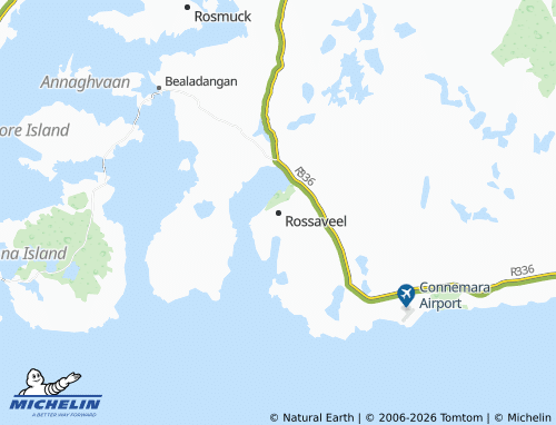Kaart MICHELIN Rossaveel - ViaMichelin