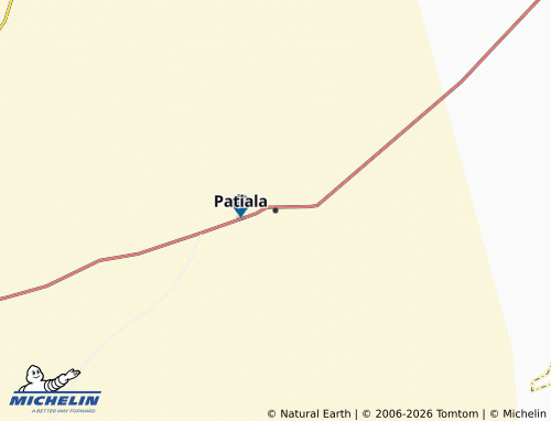 Carte MICHELIN Patiala - ViaMichelin