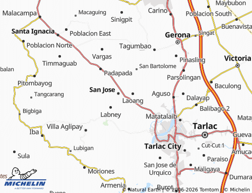 Mapa MICHELIN Padapada - ViaMichelin