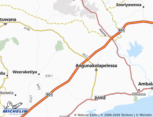 Mappa MICHELIN Guruwala - ViaMichelin