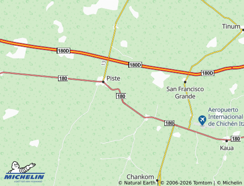 MICHELIN San Felipe Nuevo map - ViaMichelin